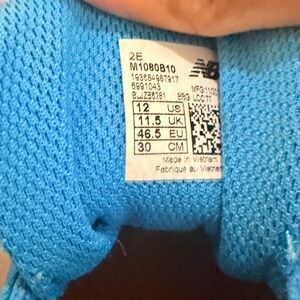 Two pairs of New balance 1080 running shoes 12 2E